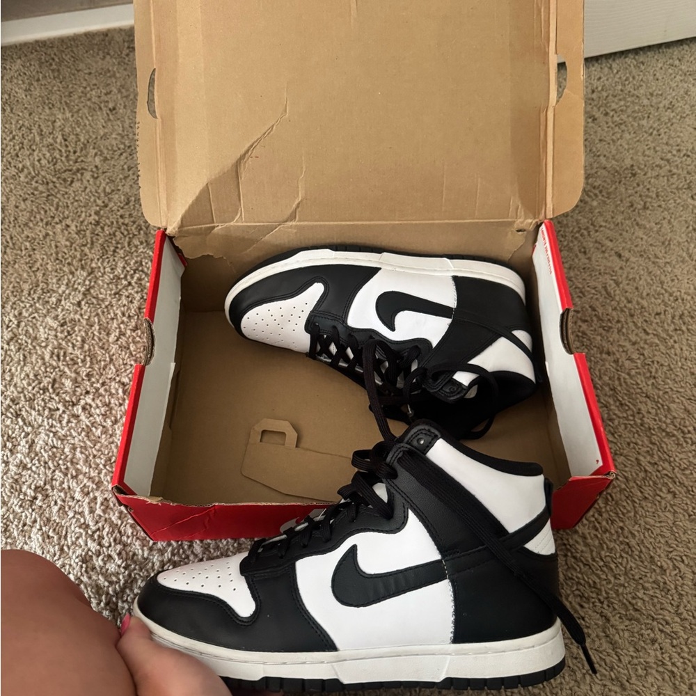 Dunks Black and White High-Top